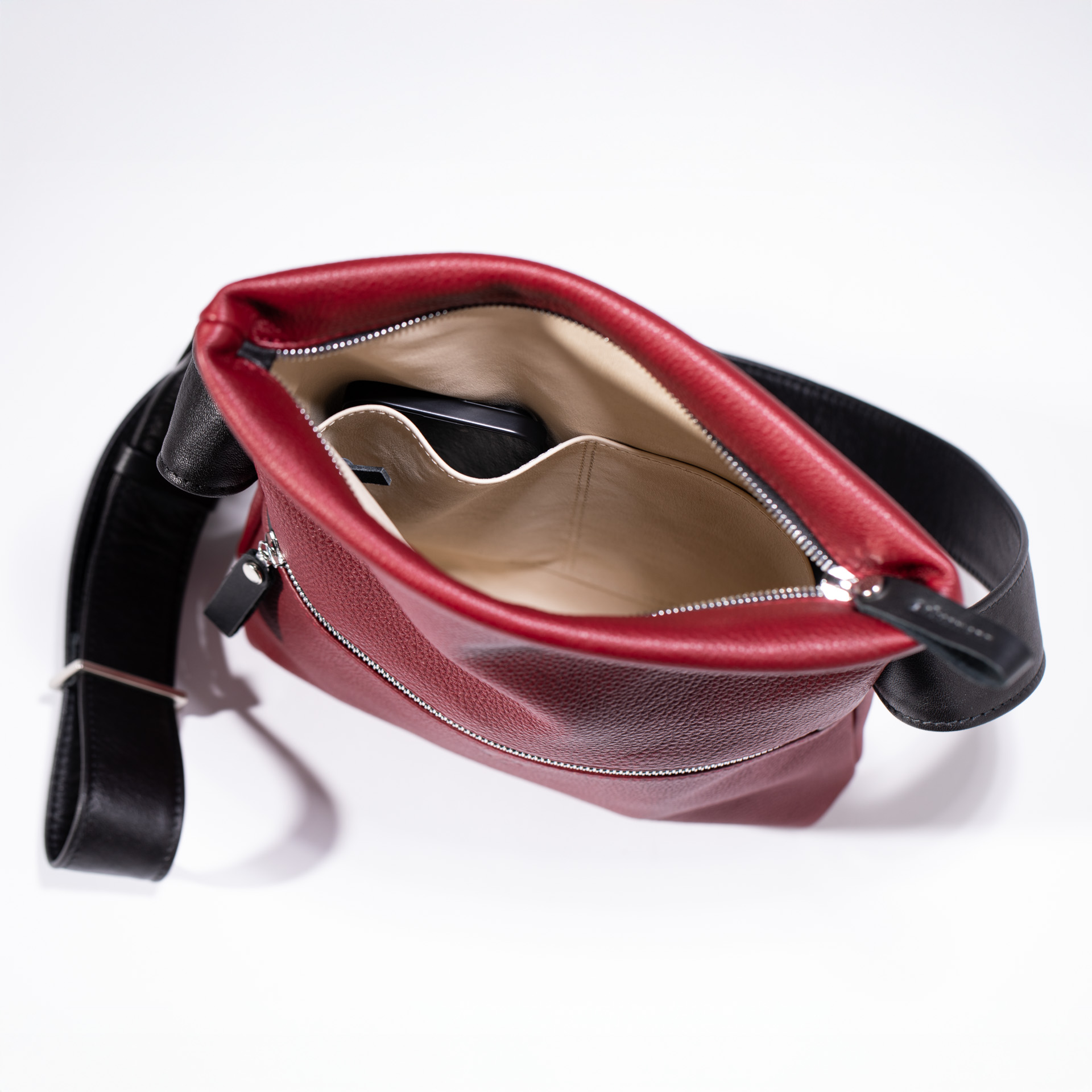 Überschlagtasche  London S aus Softnappa