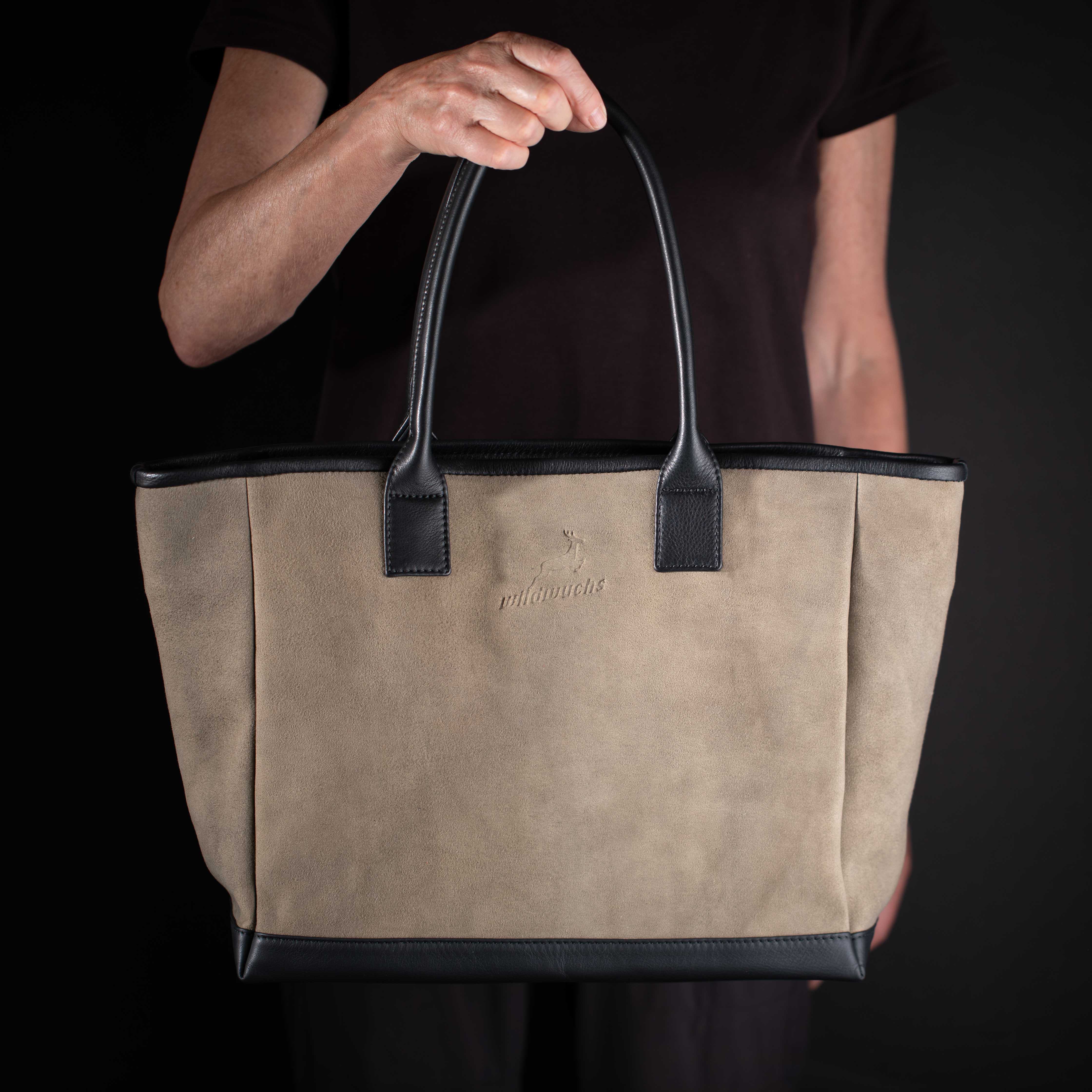 Shopper Lissabon made of deerskin