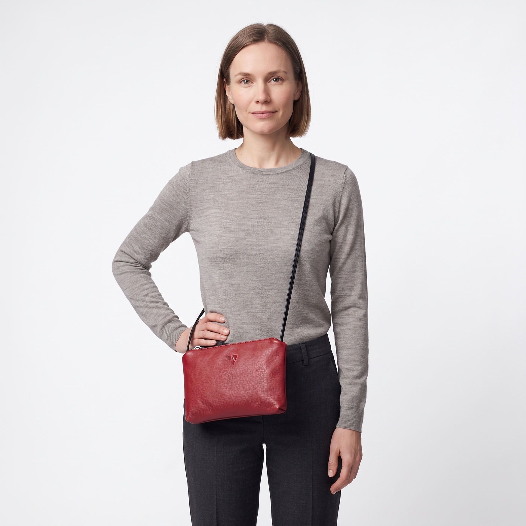 Schultertasche Palermo S aus Softnappa