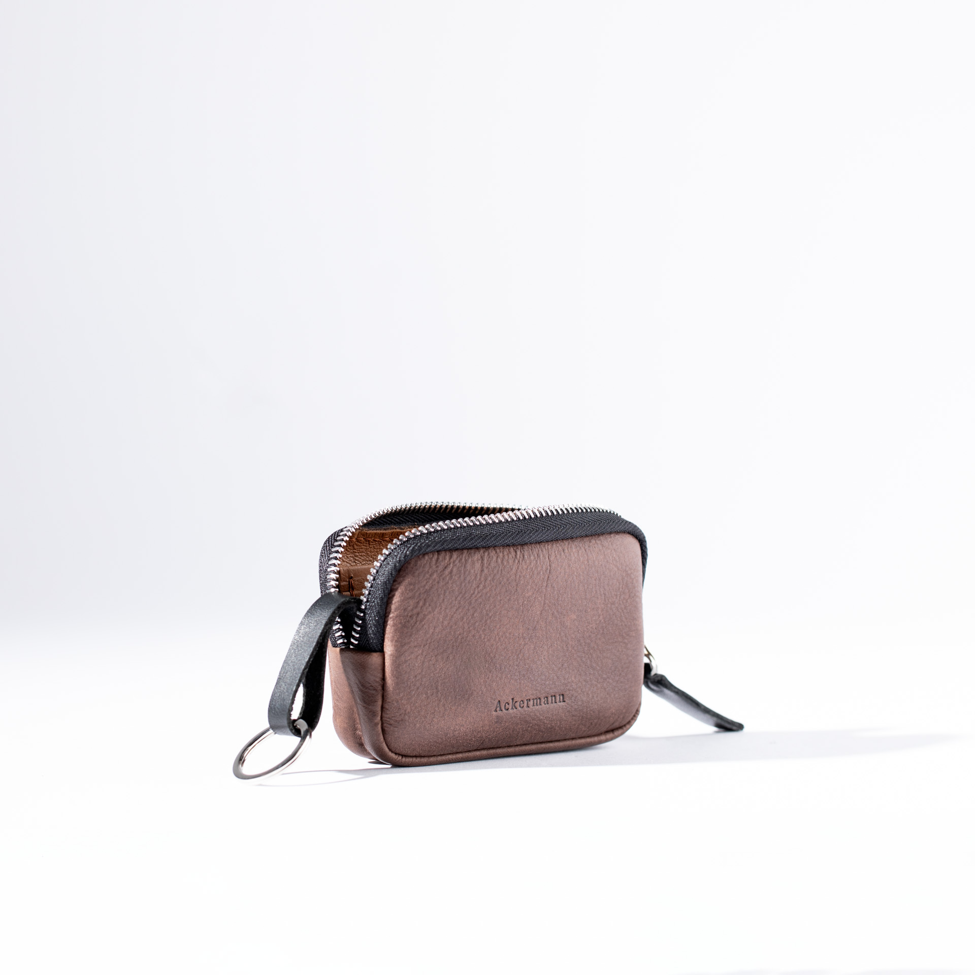 Combination wallet Boston S made of olive leather