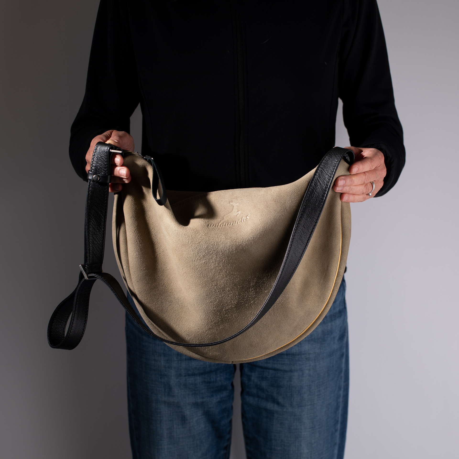 Beuteltasche Dallas M aus Hirschleder