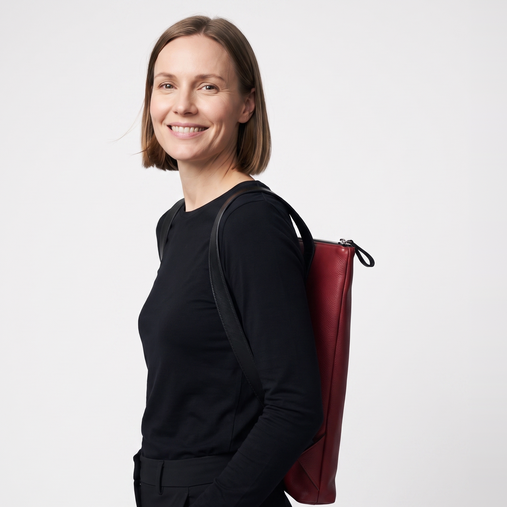 Backpack Garda made of soft nappa leather