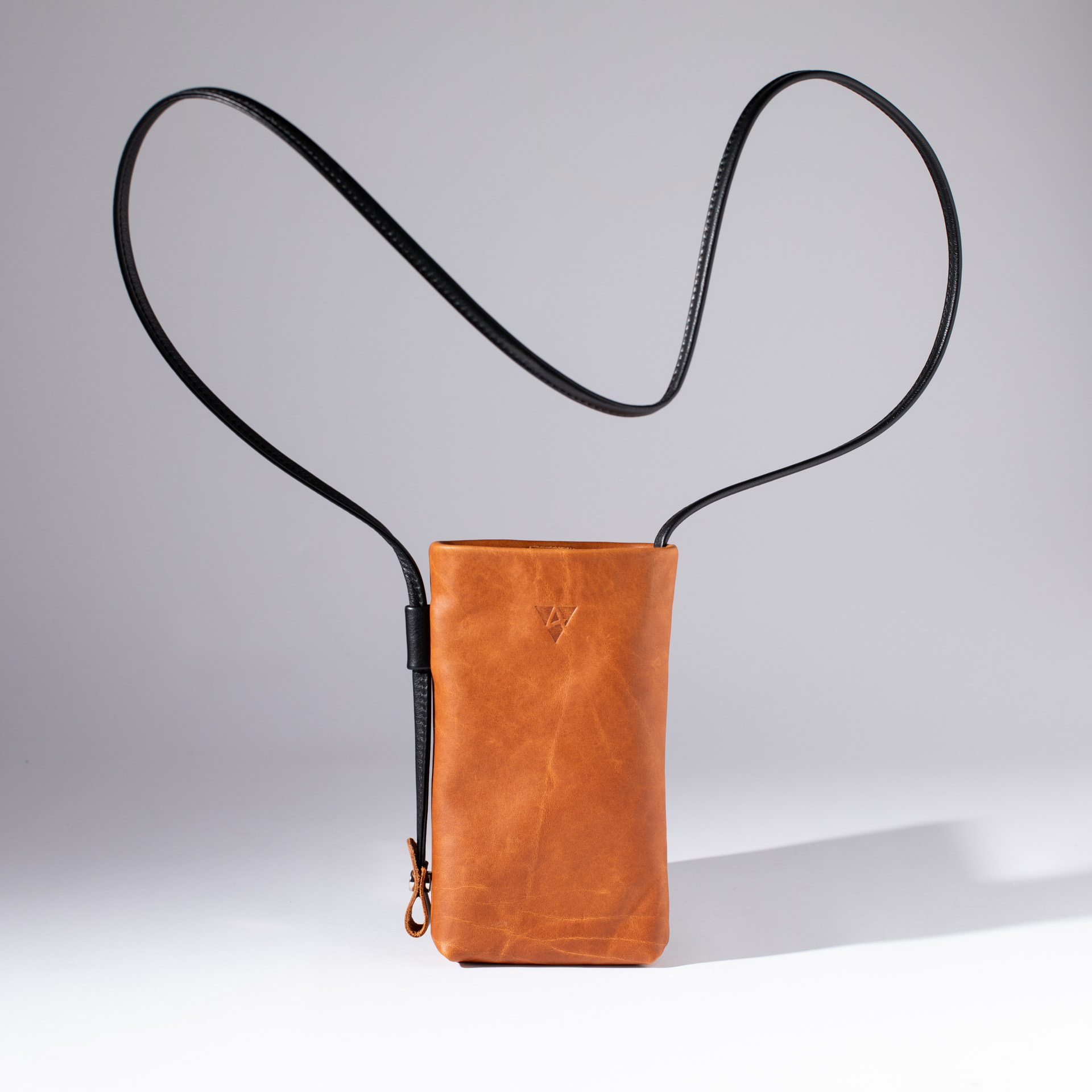 Shoulder bag Davos in olive leather