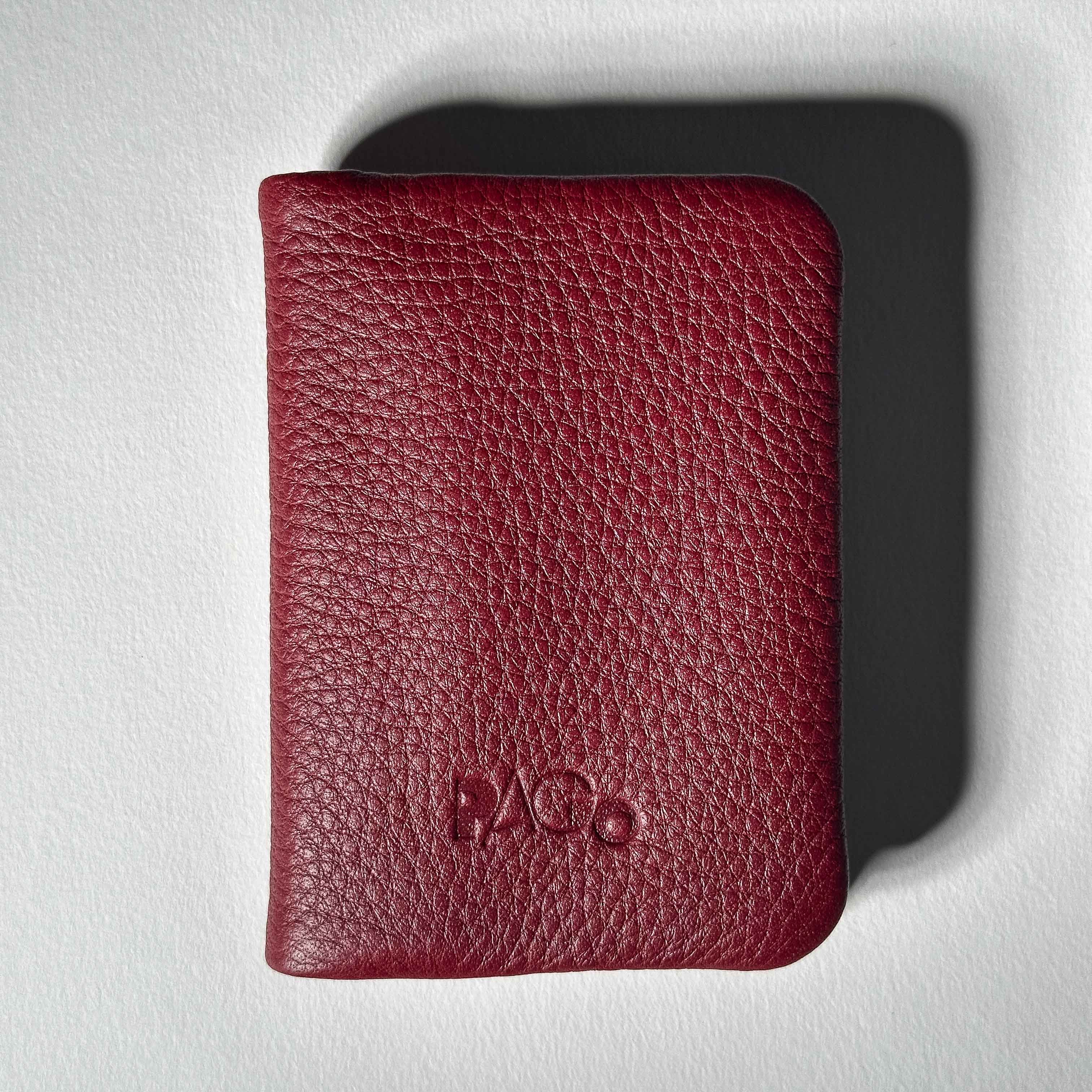 Pago card case made of soft nappa leather