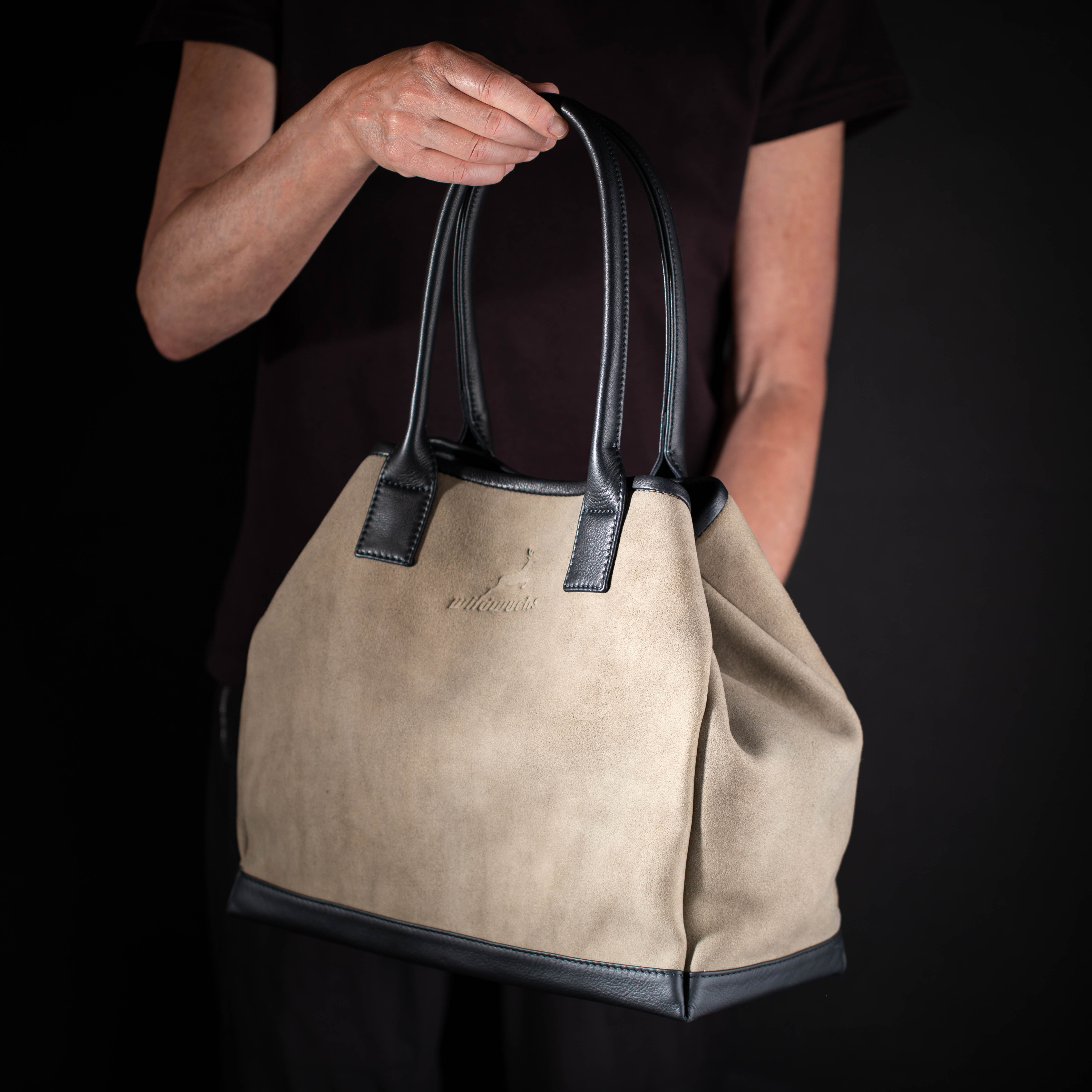 Shopper Lissabon made of deerskin