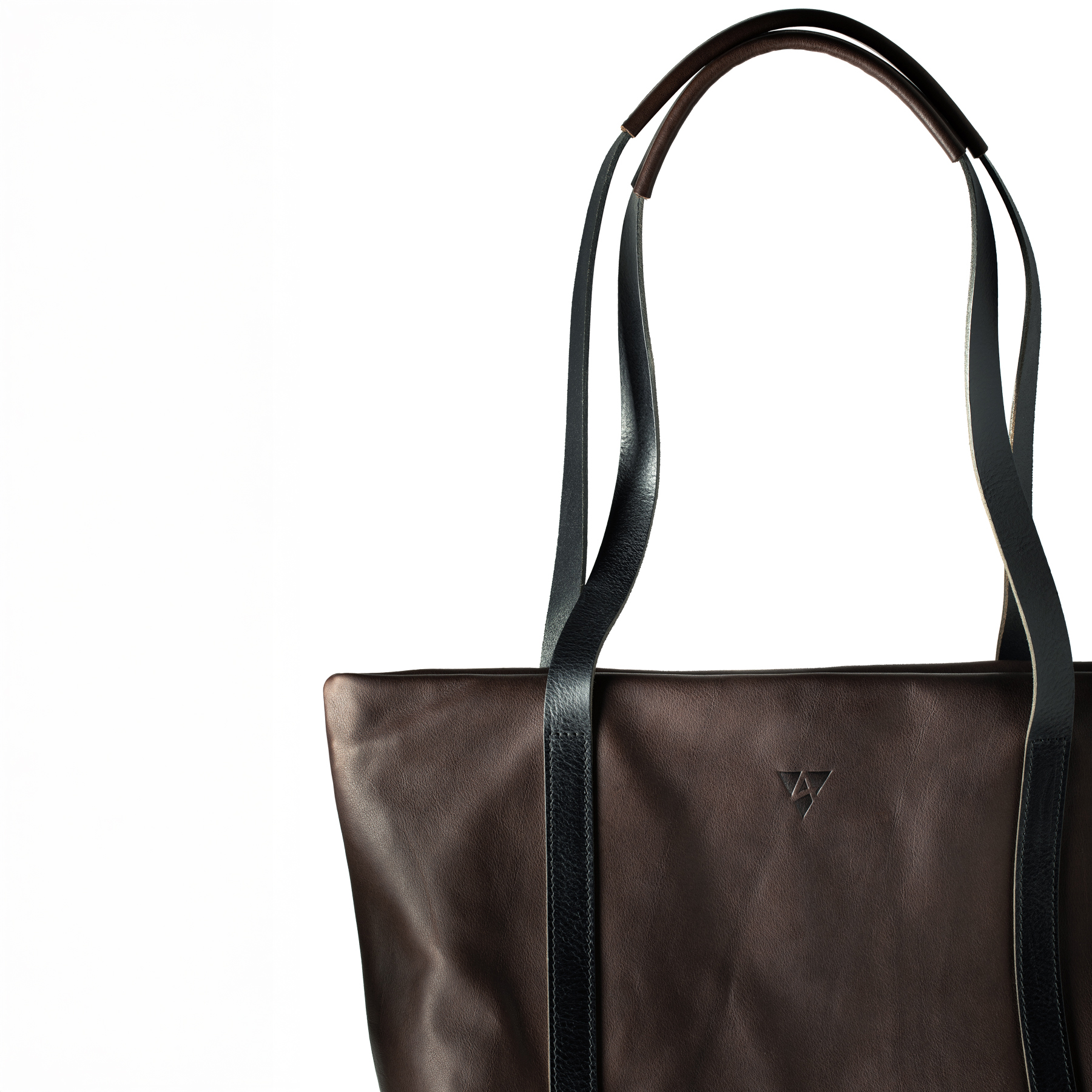 Schultertasche Delhi aus Olivenleder