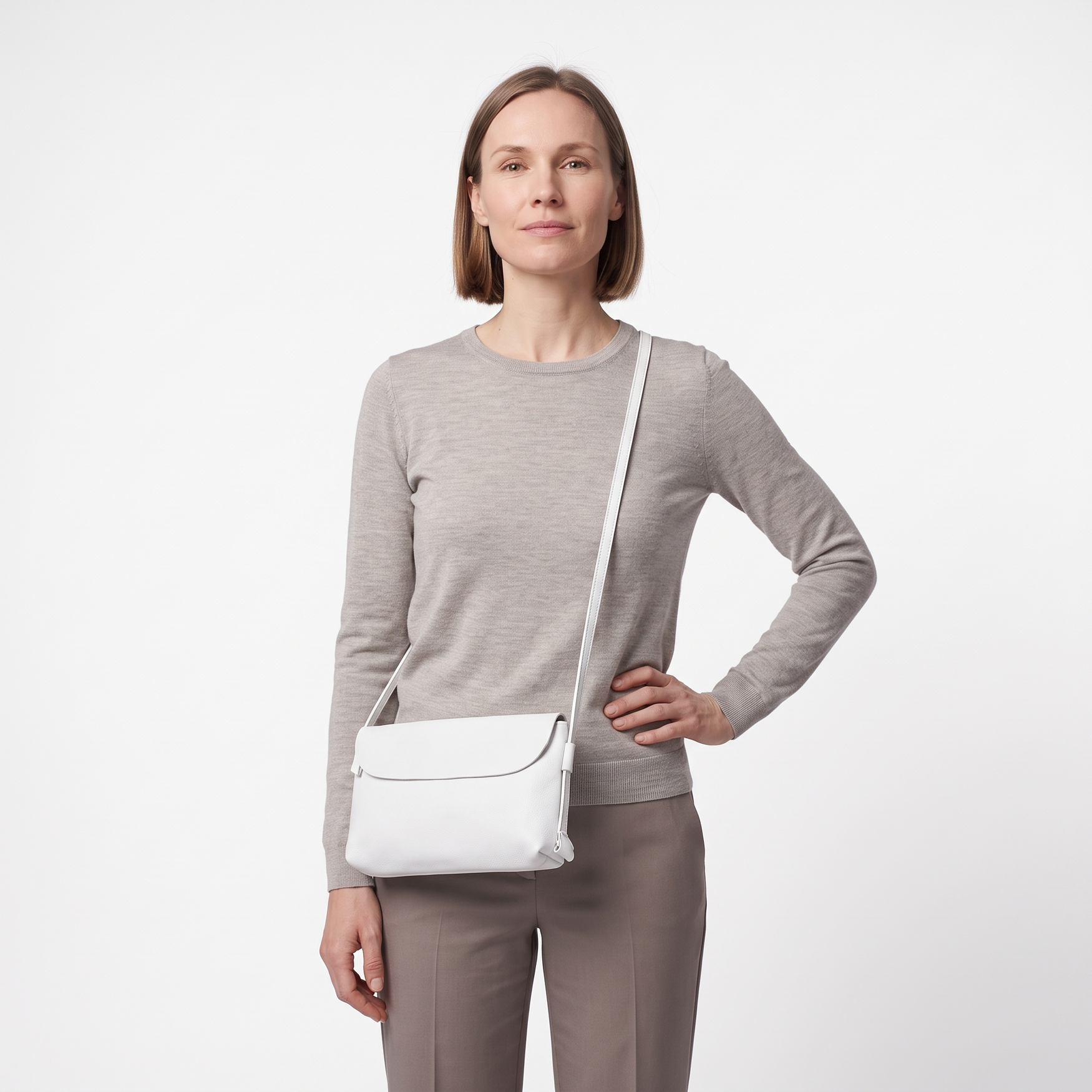 Schultertasche Sydney aus Rindleder
