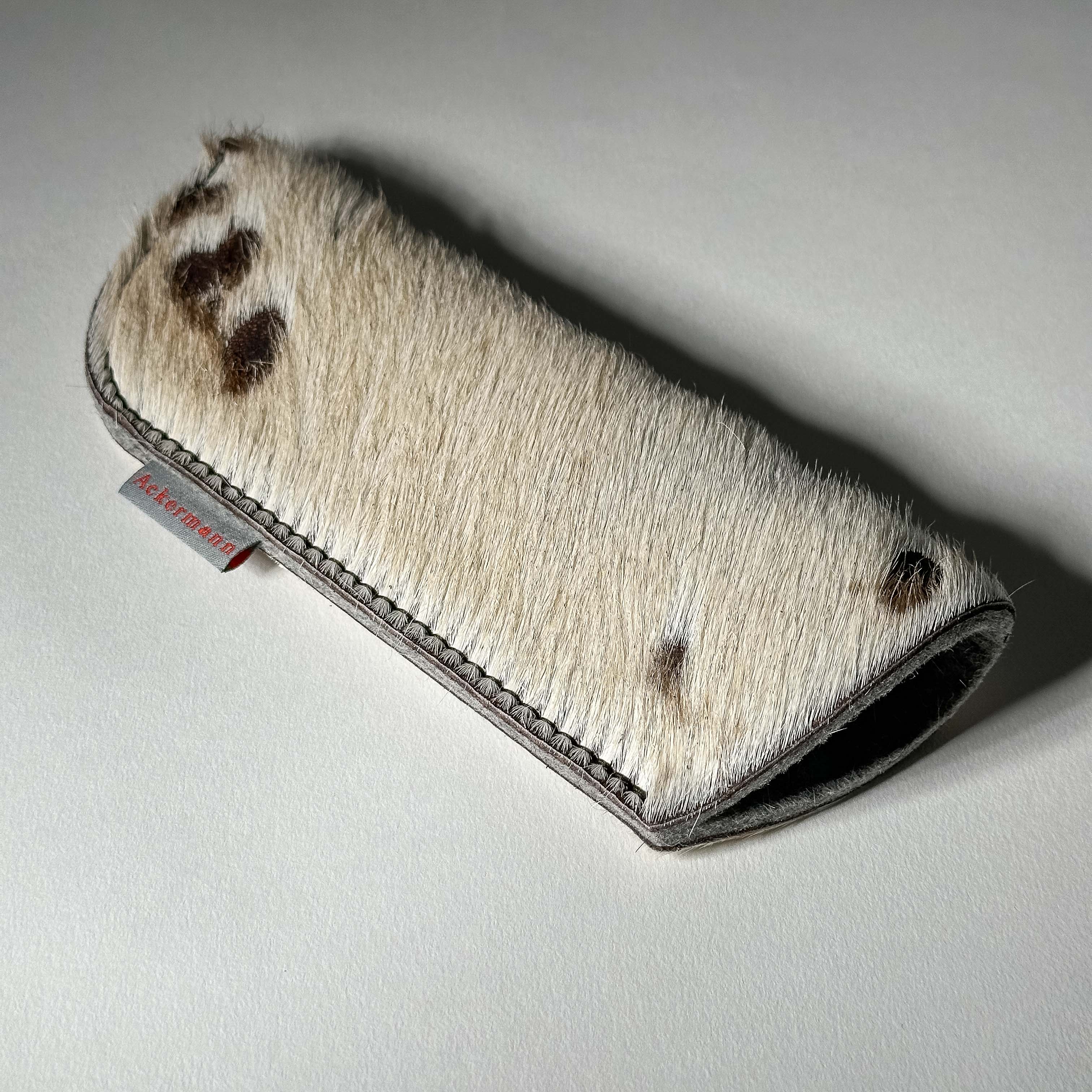 Split - glasses case in cowhide